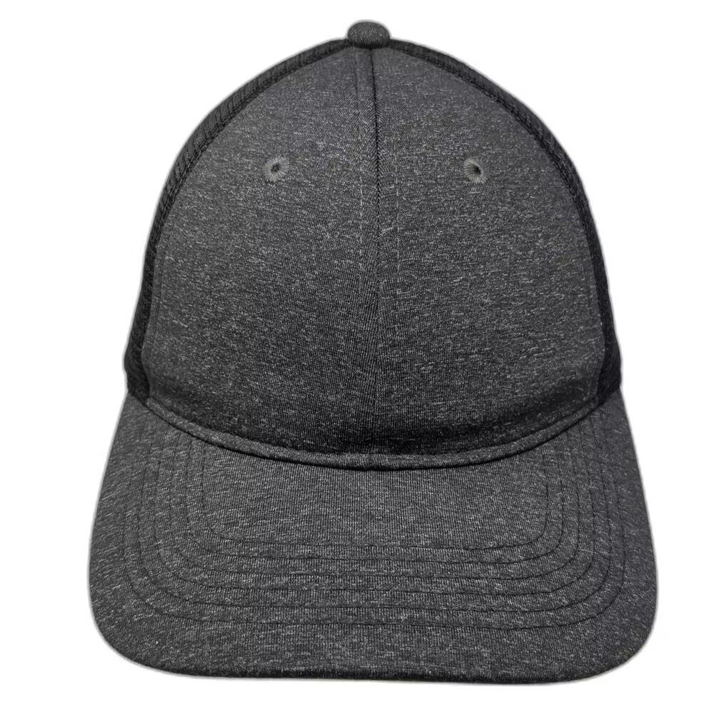 VooDoo Trucker Hat Gray Black OS Snapback Mesh Heathered Structured Adjustable